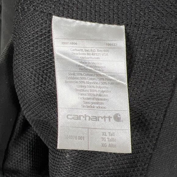 Carhartt Rain Defender Loose Fit Size XL Thermal Lien XLT Cotton/Poly Zip Up - Picture 4 of 7